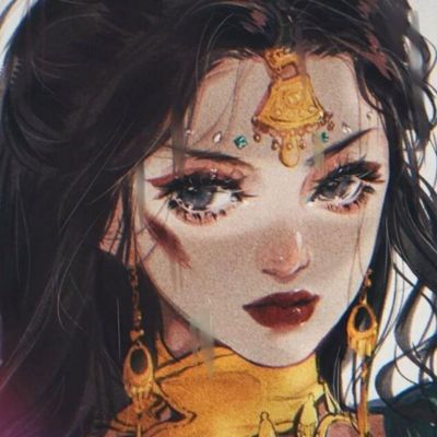 好看的漫画头像女 6