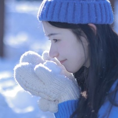 头像女蓝色系图片 1