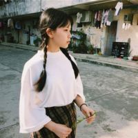 头像女ins原宿风扎两个丸子