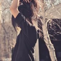 头像女背影或侧面唯美清新照 10