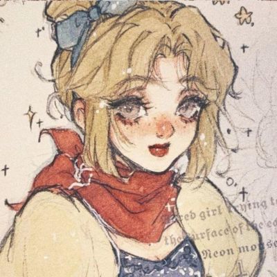 超好看的头像女生漫画 长发 5