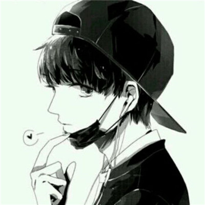 中年男性头像素描 4