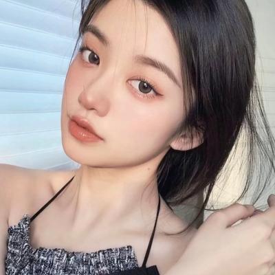 真人头像女挡脸图片 4