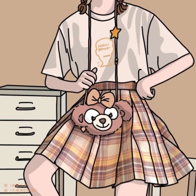 简约图案头像女 9