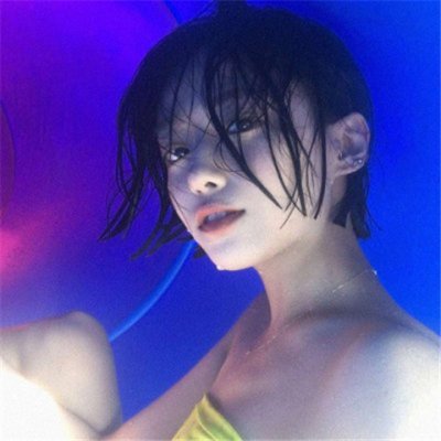 头像女蓝色系 1