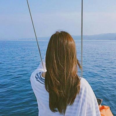 微信头像背影大海女高清 6
