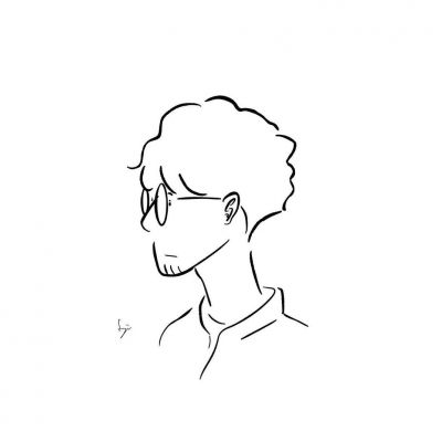 个性头像男简笔画 10