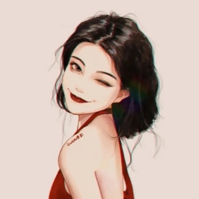 头像手绘女生简单气质图片 1