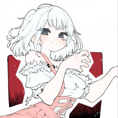 头像卡通可爱简约少女