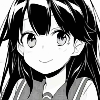 黑白漫画头像日系 5