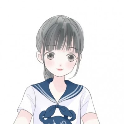 妹妹头像简笔画可爱女生 2