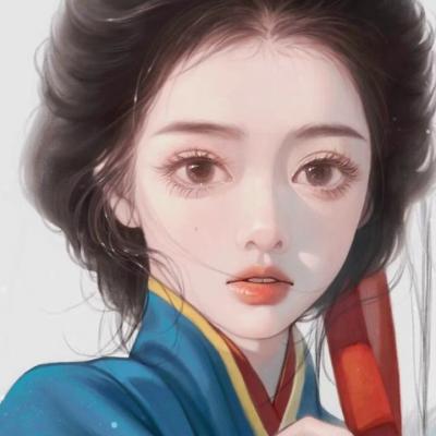 画动漫女孩头像简笔画教程 8
