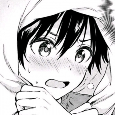 日系黑白漫画头像 4