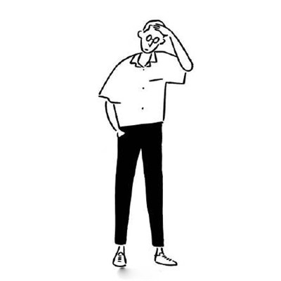成年男性头像简笔画 3