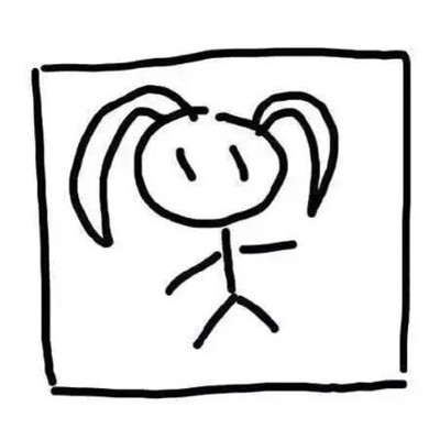 简笔画小人头像 1