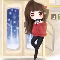 超好看的动漫头像女抱着鱼 4