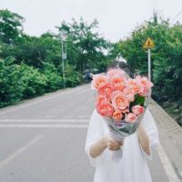 头像图片微信手捧花