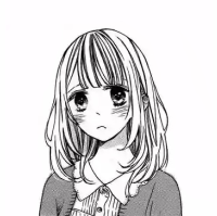 头像黑白漫画女