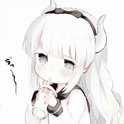 白色头像女动漫 1