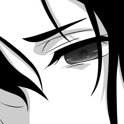 黑暗系压抑动漫男头像 5