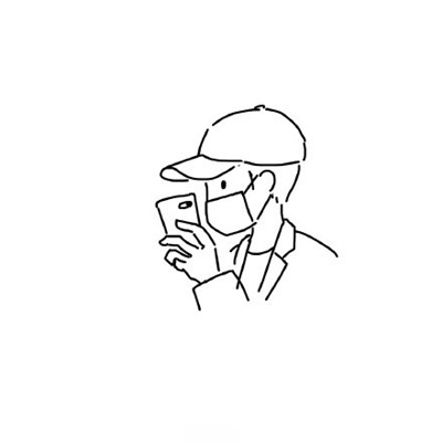 成年男性头像简笔画 1