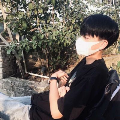 头像ins高级质感小众情头蓝白真人 7