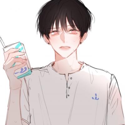 黑暗系压抑动漫男头像 2