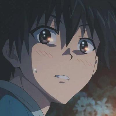压抑孤独忧郁的动漫头像 1