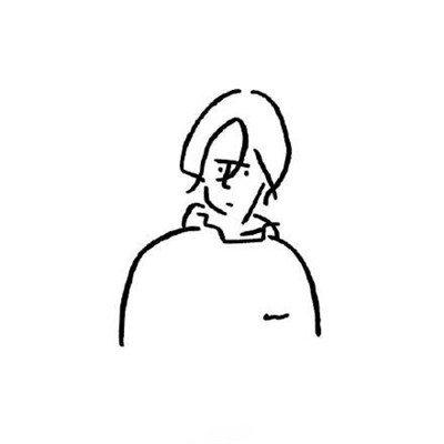 成年男性头像简笔画 4