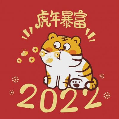 2023新头像卡通老虎人 1