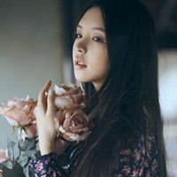 2023年花朵口罩头像女生 1