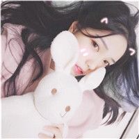 女头像小清新长头发 1