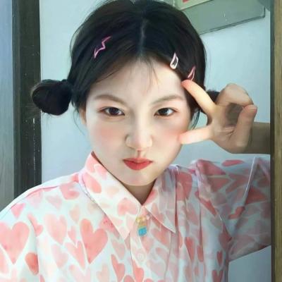 可爱头像真人手机挡脸 3