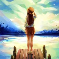 头像动漫伤感女 2