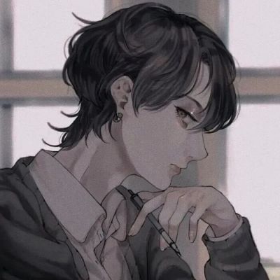 高冷暗黑系男头像动漫 6