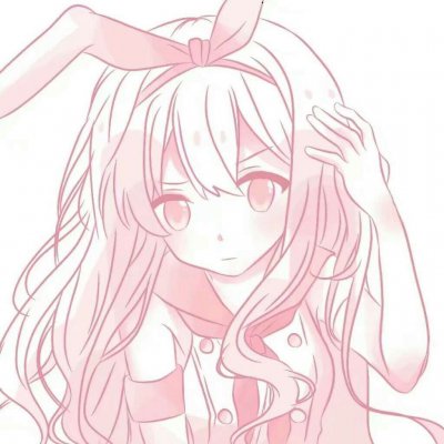 粉色动漫头像 3