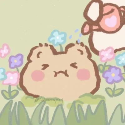 卡哇伊情侣头像 8