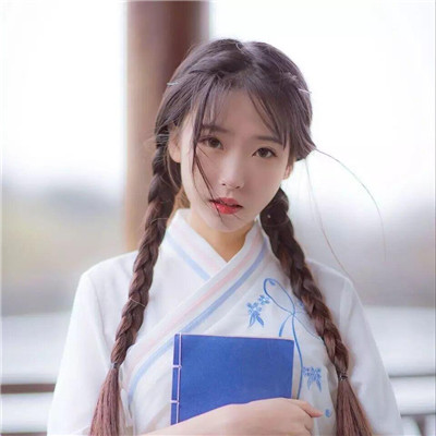 好看的头像真人遮脸女 6