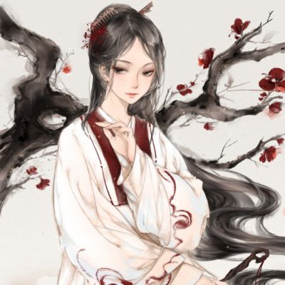 女生头像脸上带有图案 5