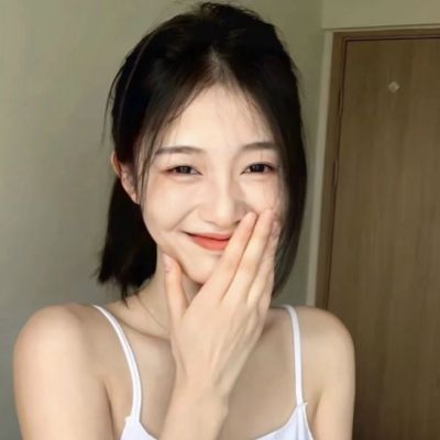 真人头像女生可爱挡脸 5