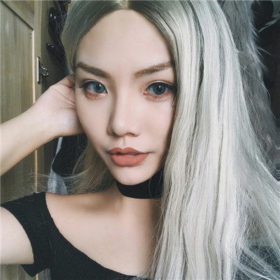 女生头像侧脸长发 9