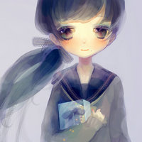 动漫磨砂质感头像女 2
