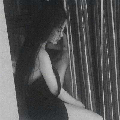 头像女侧面高冷长发 3
