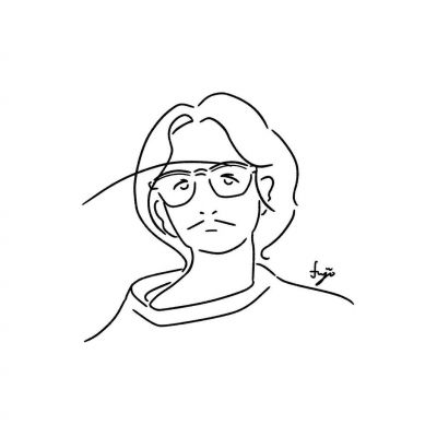 个性头像男简笔画 8