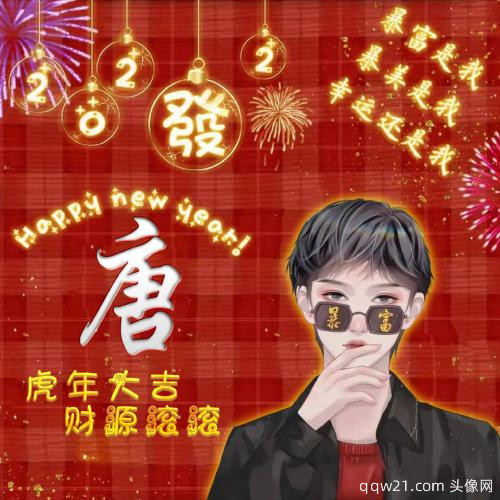 2023虎年微信姓氏头像 2