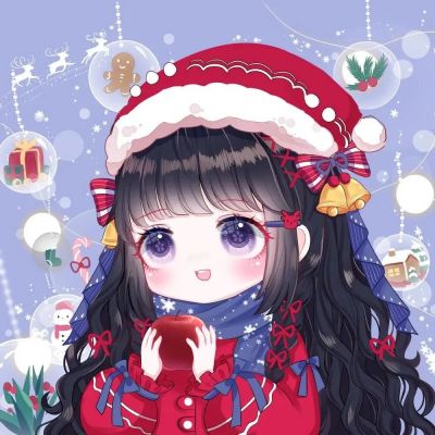 红色系女生头像动漫 3
