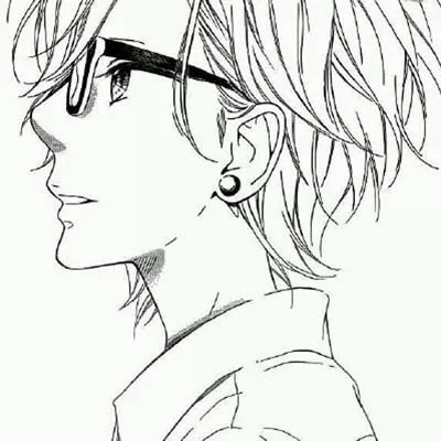 黑暗系压抑动漫男头像 2