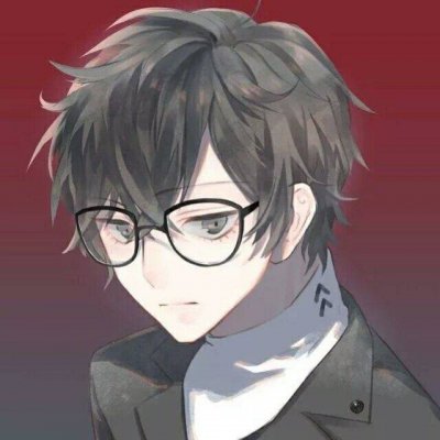 黑暗帅气动漫男生头像 10