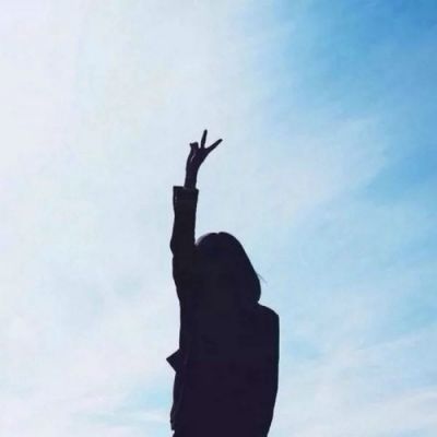 唯美意境头像背影