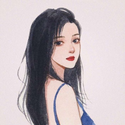 头像手绘女生简单气质图片 6